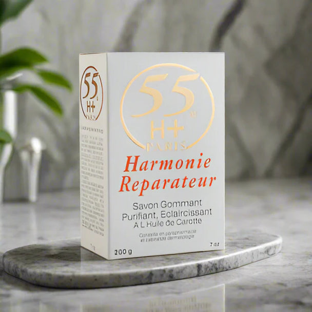 55H+ Paris Harmonie Exfoliating Lightening Soap 7 oz - Kismet Beauty Brands