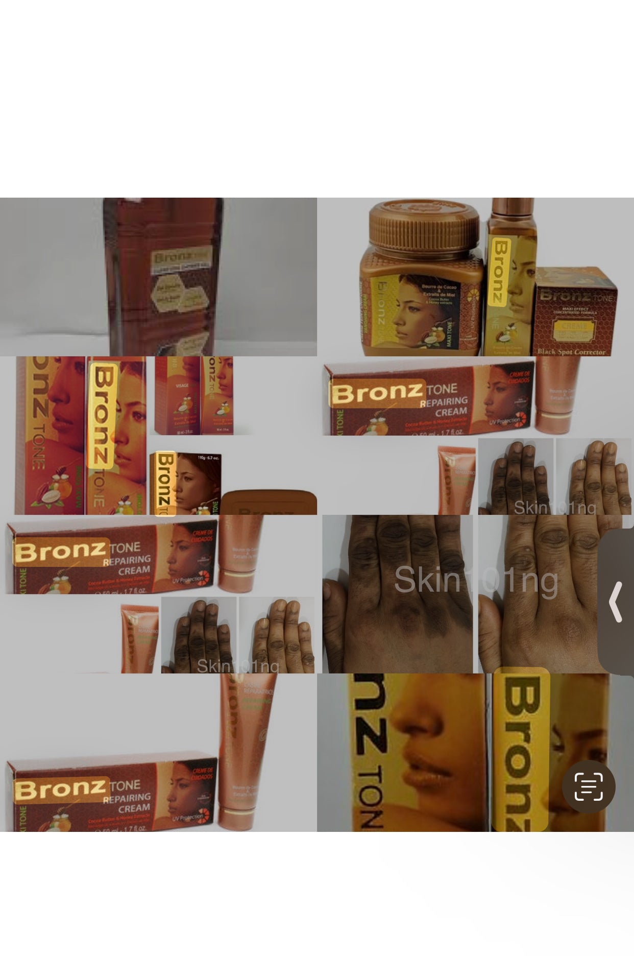 Bronz Tone Trio Lotion, Serum, Cream (3 PACK KIT) Bronz Tone