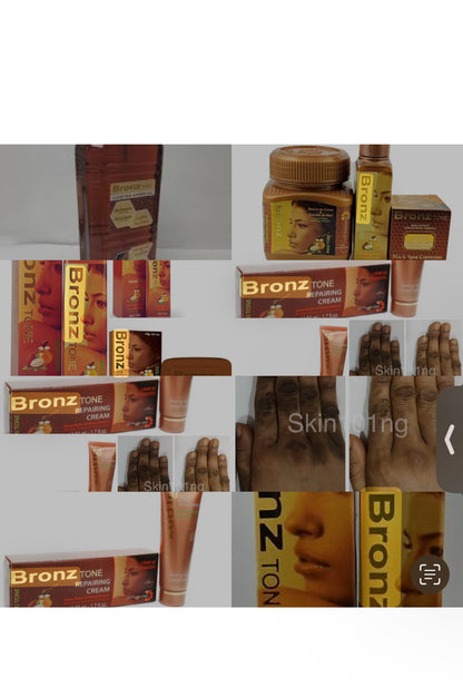 Bronz Tone Trio Lotion, Serum, Cream (3 PACK KIT) Bronz Tone