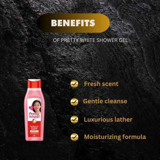 Pretty White Lightening Shower Gel 500ml