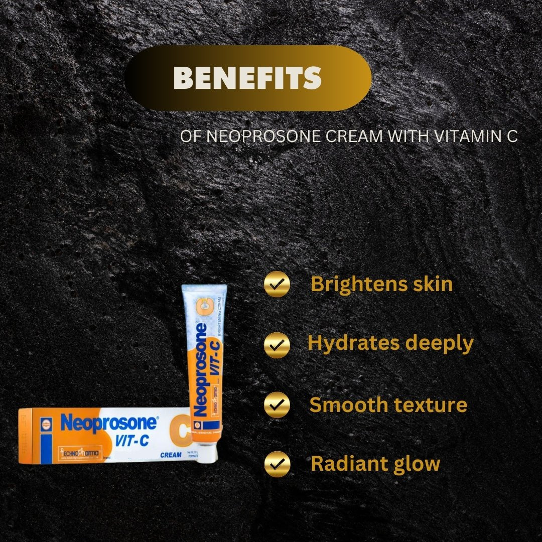 Neoprosone Vit C Tube Cream 1.76 oz / 50 g (5 PACK)