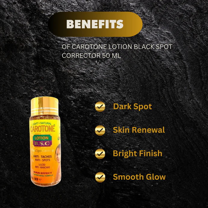 Carotone Light and Natural Black Spot Corrector Lotion Maxi-Effect 50ml