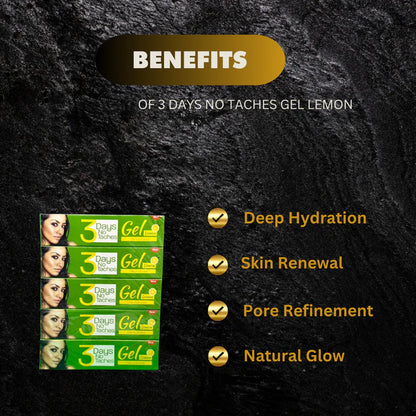 3 DAYS TACHES LEMON GEL (PACK OF 1)
