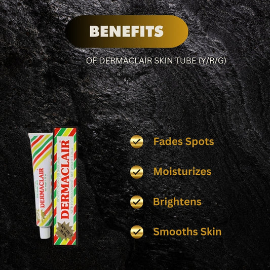 Dermaclair Skin Lightening Tube (Y/R/G) 1.76 oz / 50 g