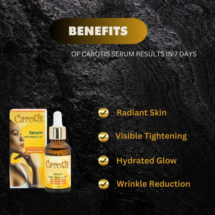 Carotis Lightening Serum with Vitamin A - 30ml / 1 fl oz - Kismet Beauty Brands