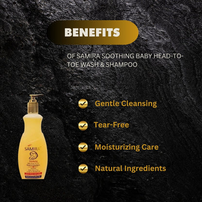 Samira Soothing Baby Head-To-Toe Wash &amp; Shampoo 500ml