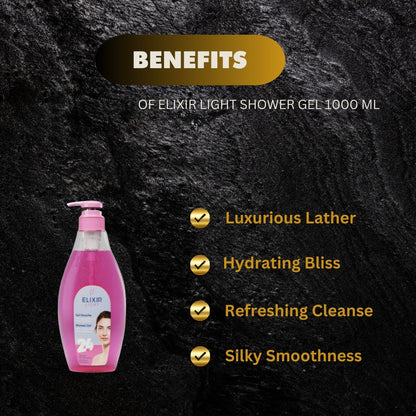 Elixir Light Shower Gel 1000 Ml - 33.8 Oz