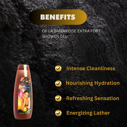 La Bamakoise Shower Gel Gel Douche 750ml(Brown) 750ml/25oz