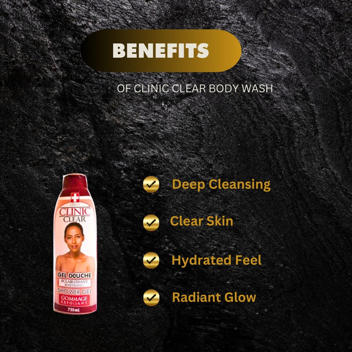 CLINIC CLEAR LIGHT BODY WASH 750 ML