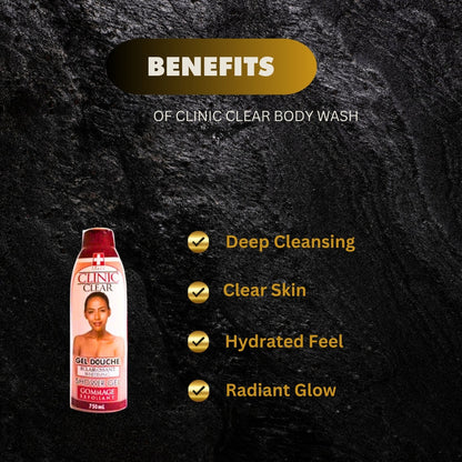 CLINIC CLEAR LIGHT BODY WASH 750 ML