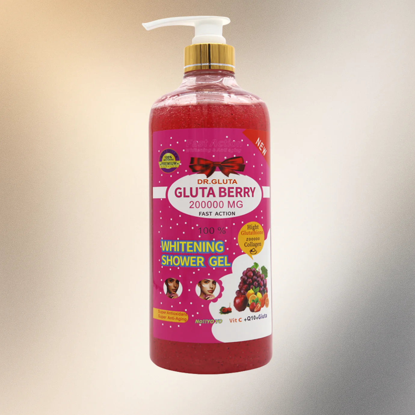 Bloom Gluta Berry Fast Action Whitening Shower Gel 1000ML