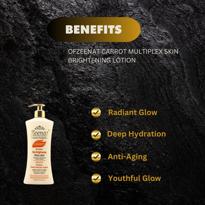 Zeenat Carrot Multiplex Skin Brightening Body Lotion 500ml
