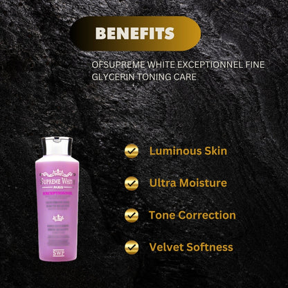 Supreme White Exceptionnel Fine Glycerin Toning Care 500ml