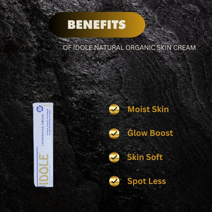IDOLE Natural Organic Treatment Lightening Cream (Pack of 3)
