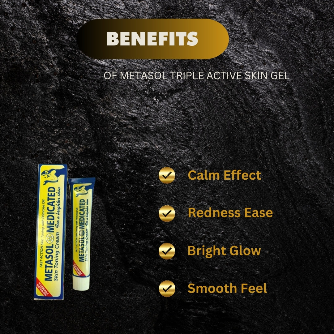 Metasol Medicated Skin Toning Tube Cream 1.76 oz / 50 g