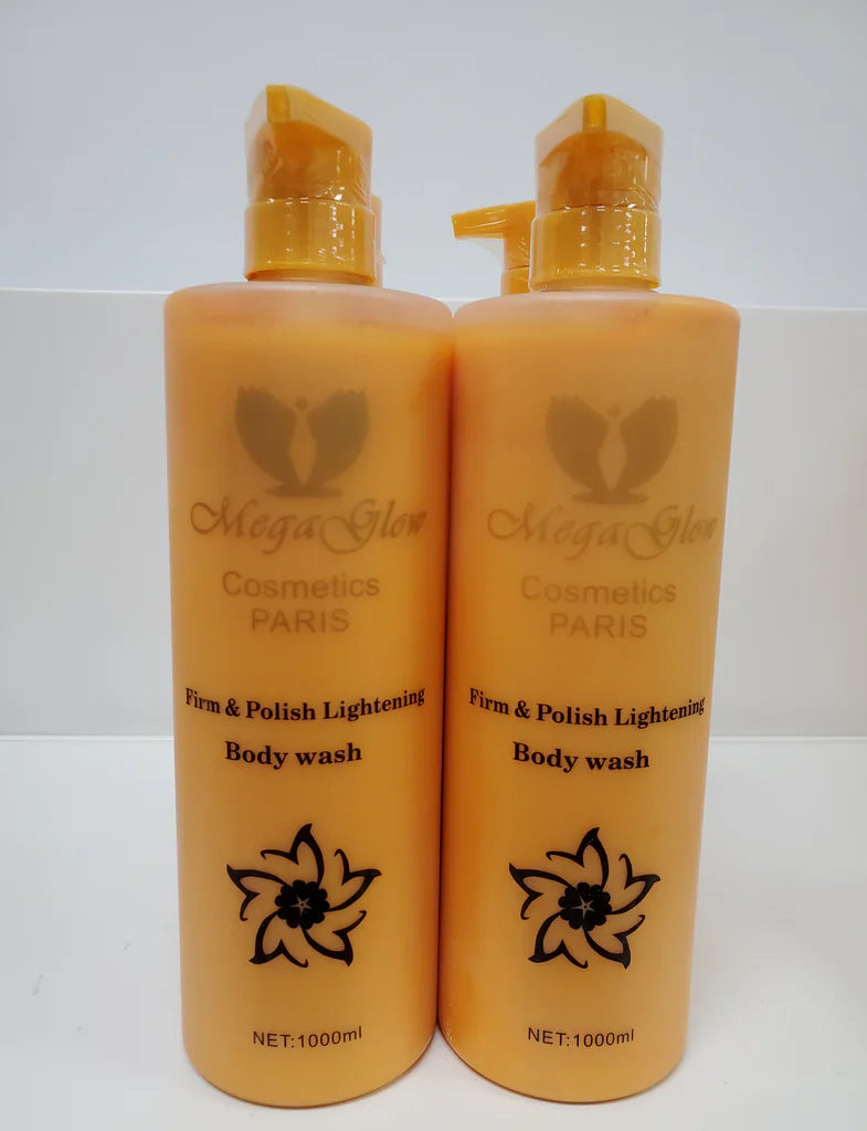 MEGA GLOW FIRM &amp; POLISH LIGHTENING BODY WASH