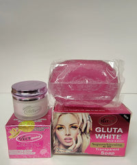 VEETGOLD GLUTA WHITE FACIAL SPOT REMOVING FACE CREAM + SOAP