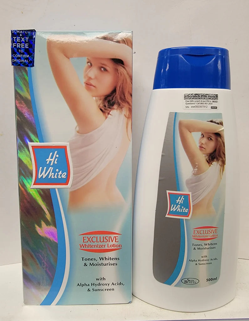Hi white lightening body milk