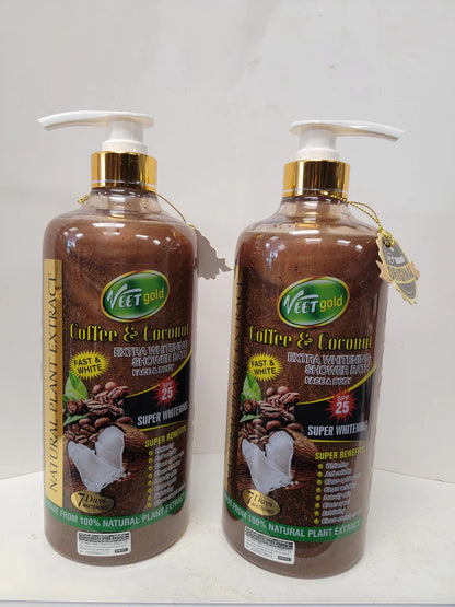 Veetgold COFFE milk shower gel 1000ml