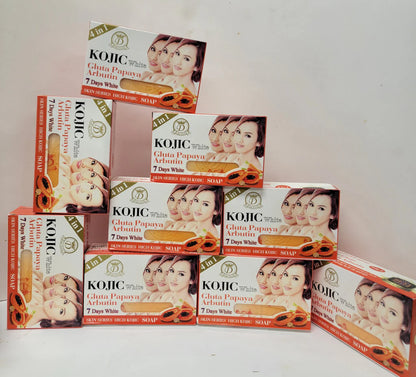KOJIC WHITE 4 IN 1 GLUTA PAPAYA ARBUTIN 7 DAYS WHITE