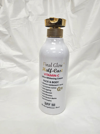 Final Glow Half Cast tomato face and body milk SPF 500ml