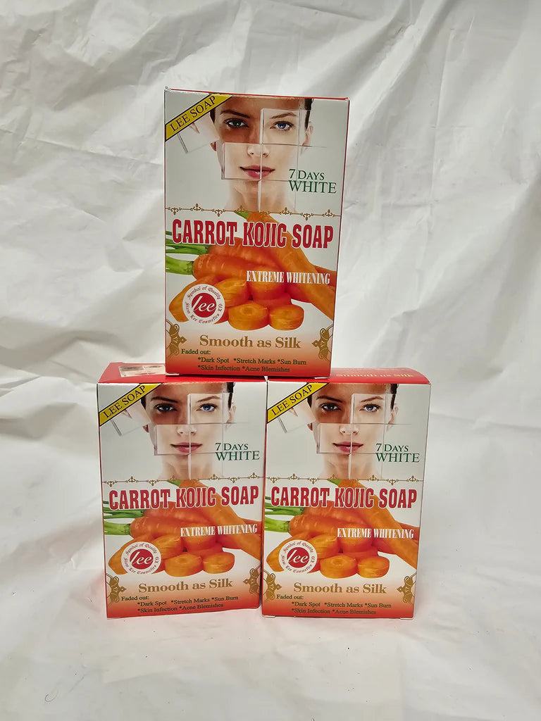 Lee carrot kojic soap 160g