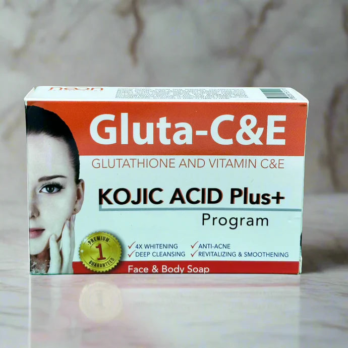kojic acid soap with glutathione review Gluta-C&E Kojic Acid plus+ Face & Body Soap