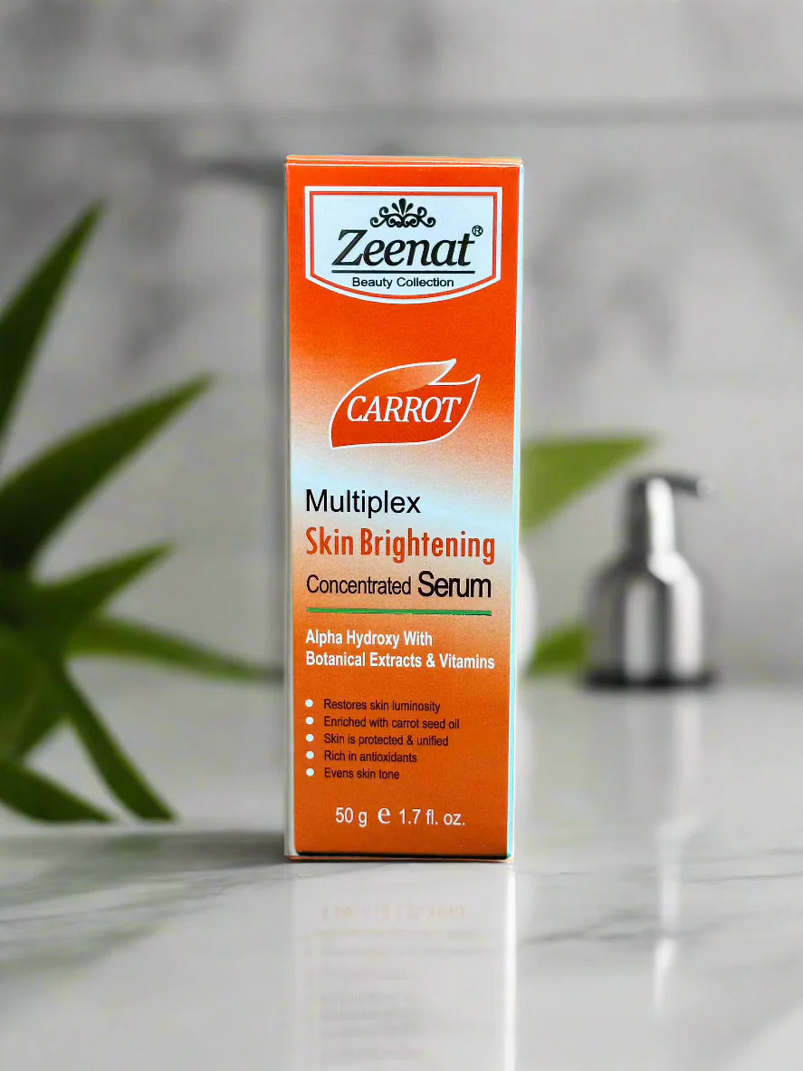 Zeenat Carrot Multiplex Skin Brightening Concetrated Serum 1.7 oz / 50g