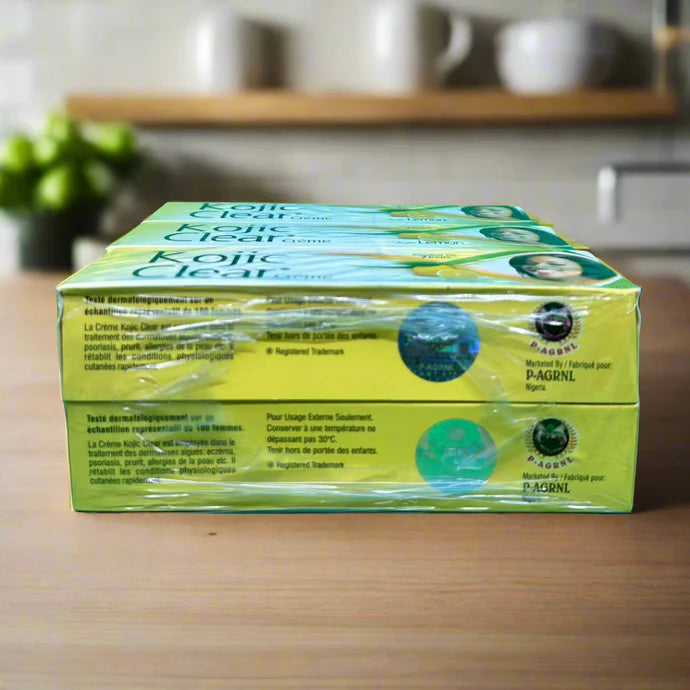 Authentic Kojic Clear LEMON Cream Natural (5 PACK)