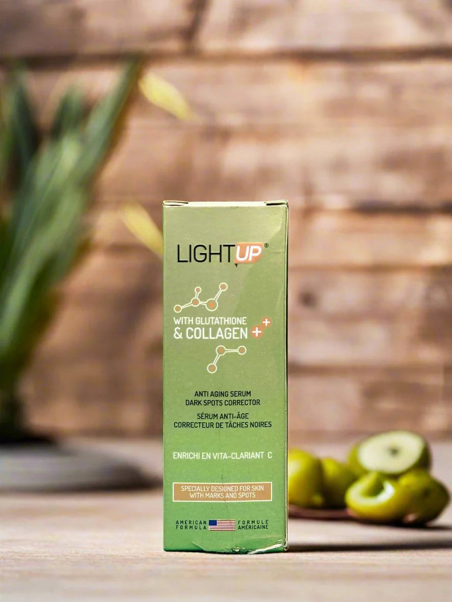 LIGHT UP(Gold / Glutatione) Anti Aging Serum with Glutatione 1oz / 30m