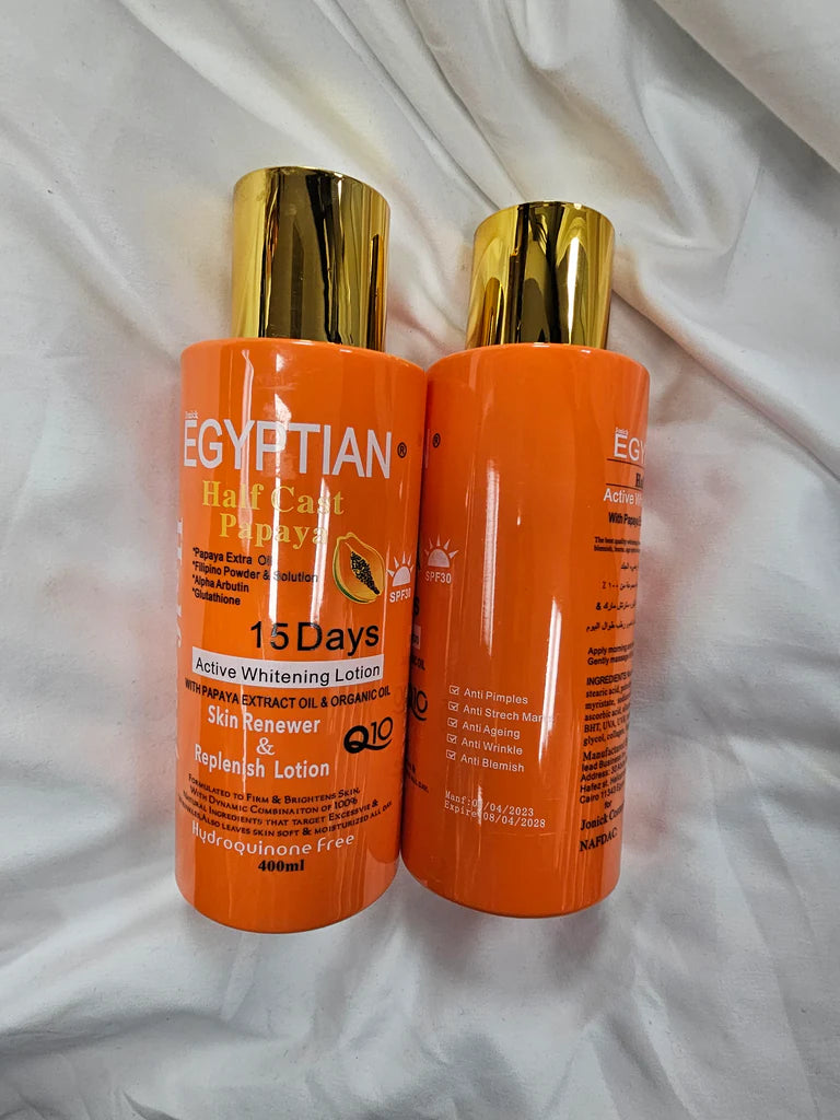 Egyptian Half Cast papaya Body Milk 400ml