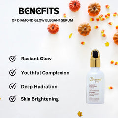 Diamond Glow Elegant Whitening Serum 1 oz / 50ml x1