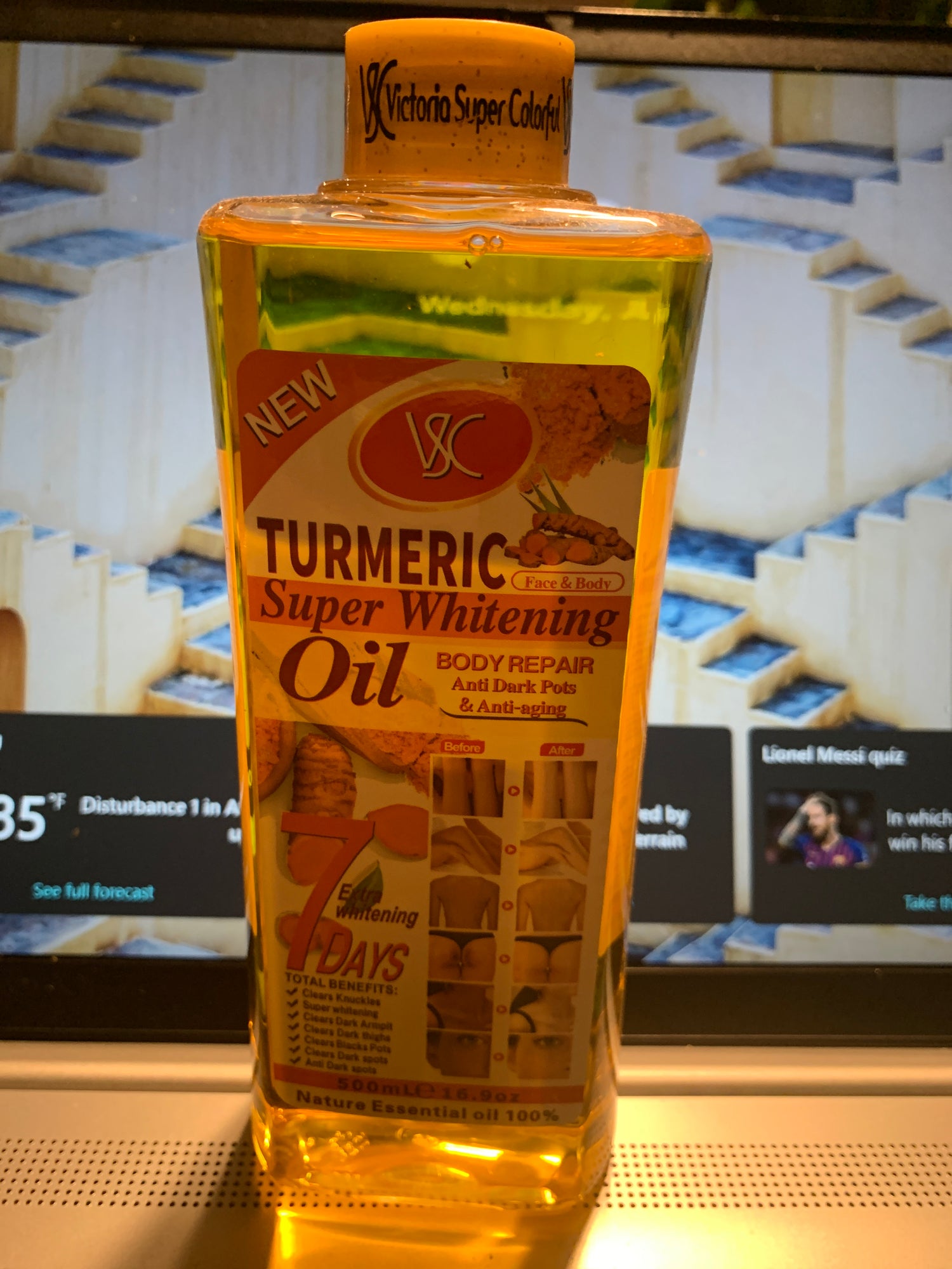 VSC TURMERIC Super Whitening Oil 7 Days 16.9oz / 500ml