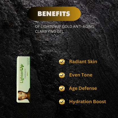 LightenUp Gold Anti-Aging Clarifying Gel 1 oz