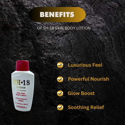 SH18 Lotion(Red cap) Skin Lightening 16.8 oz / 500 ml