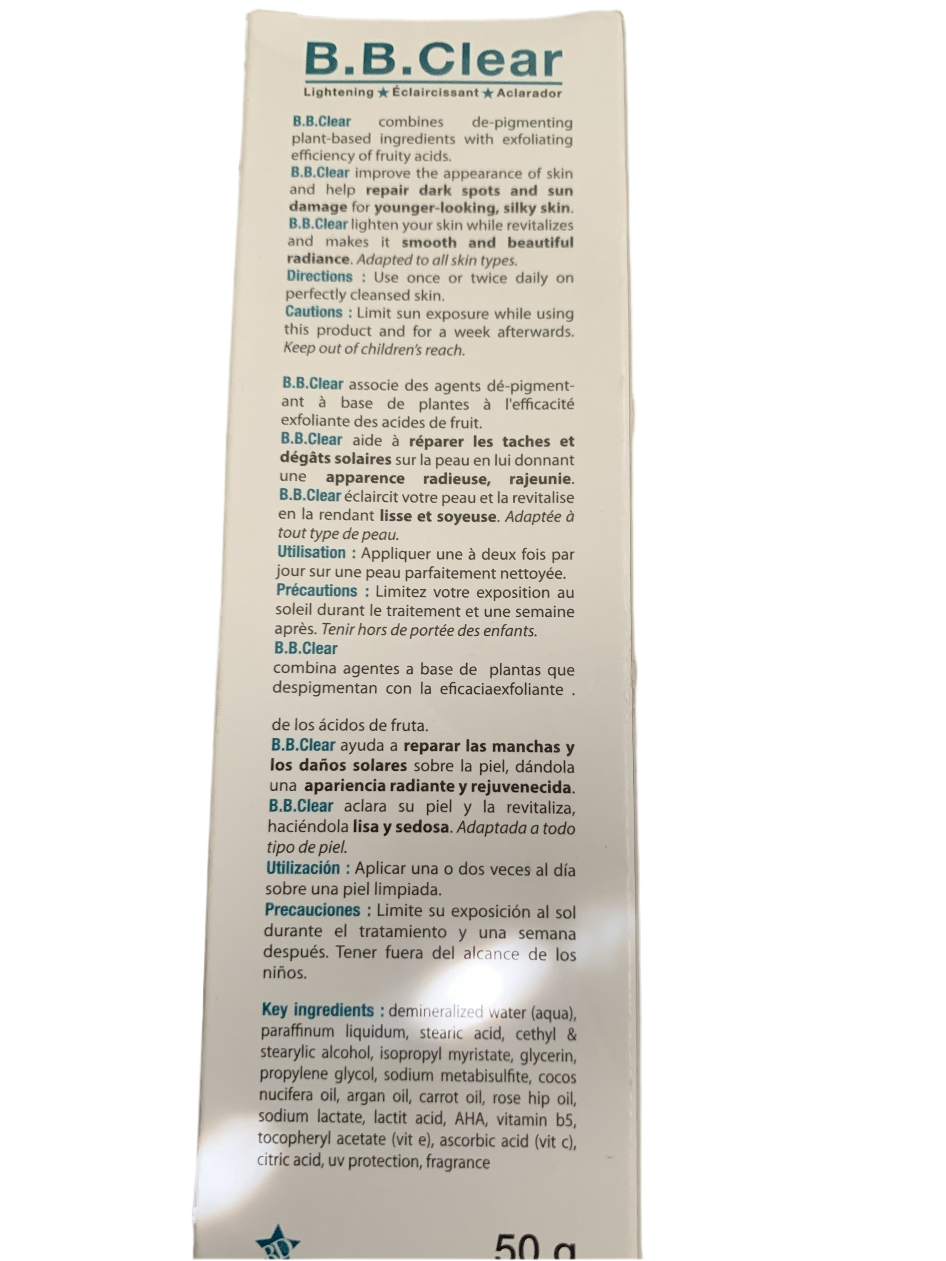 B.B. Clear dark Spot remover - Kismet Beauty Brands