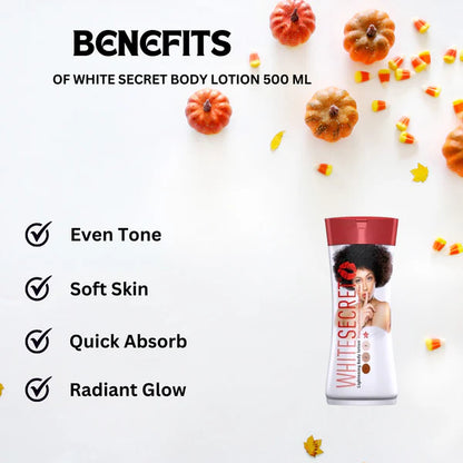 WHITE SECRET LIGHTENING BODY LOTION (7 PACK)