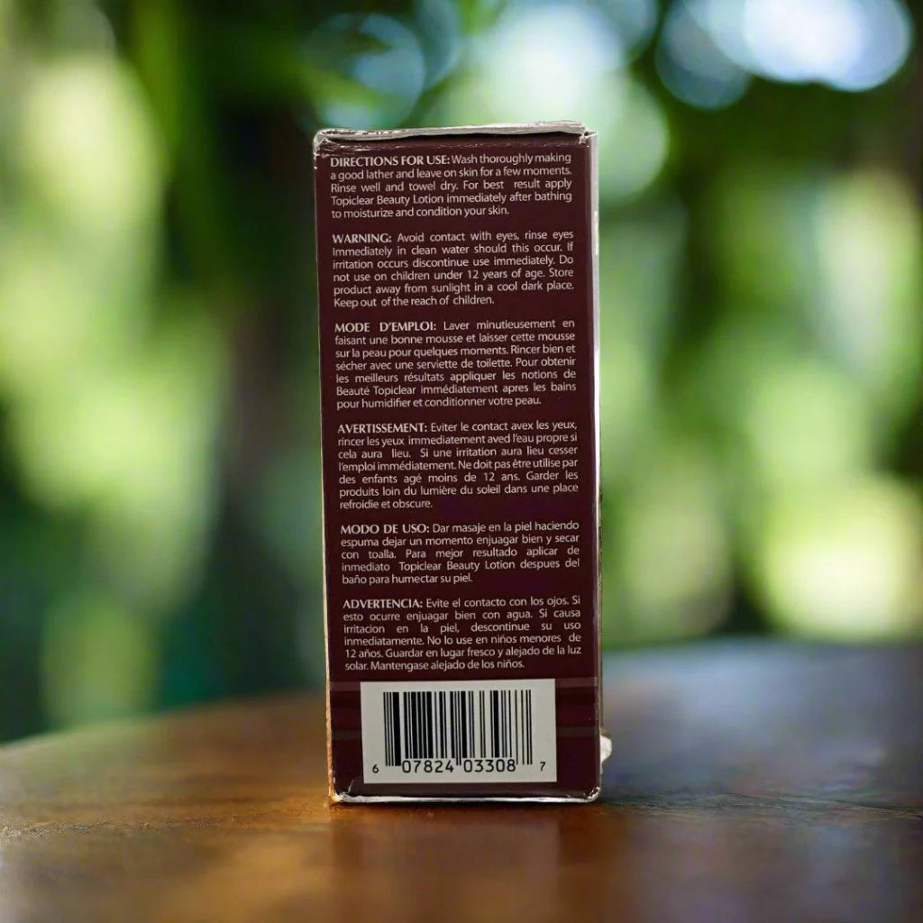 Topiclear Carrot soap big Size 7 oz / 200 g