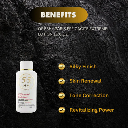 55H+ Paris Efficacite Extreme Set- Lotion, Glycerine, Serum and Cream combo