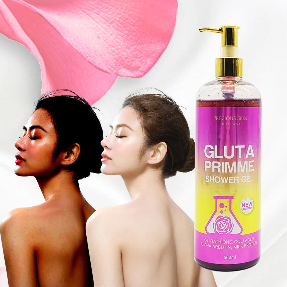 Gluta Primme Shower Gel – Brightening & Moisturizing Body Wash (500 ml)