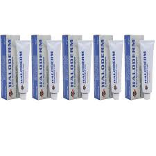 Haloderm Tube Cream – 1 oz / 30 g (Pack of 5)
