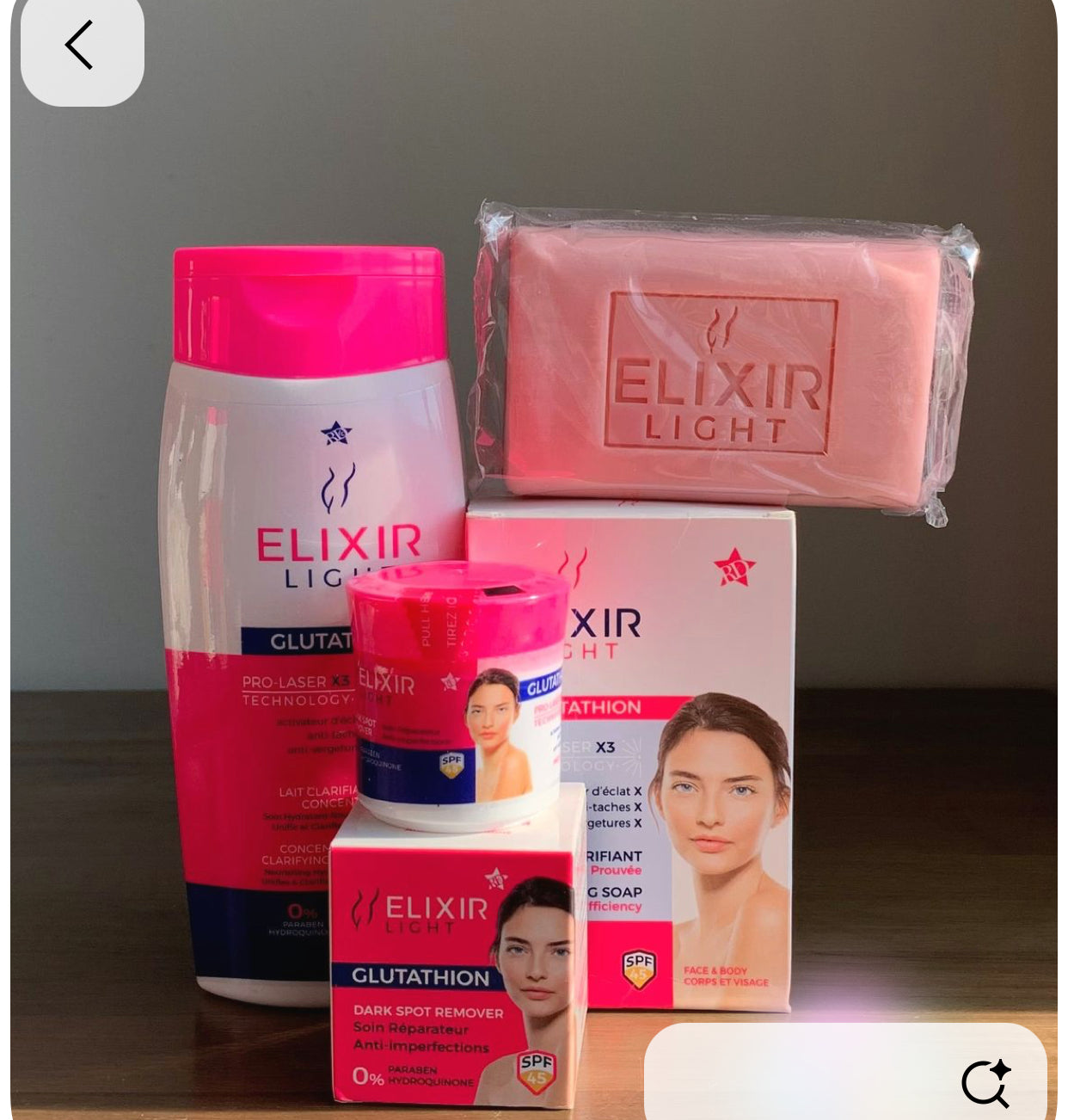 Elixir light lotion 250 ml - 8.4 Oz ULTIMATE SET