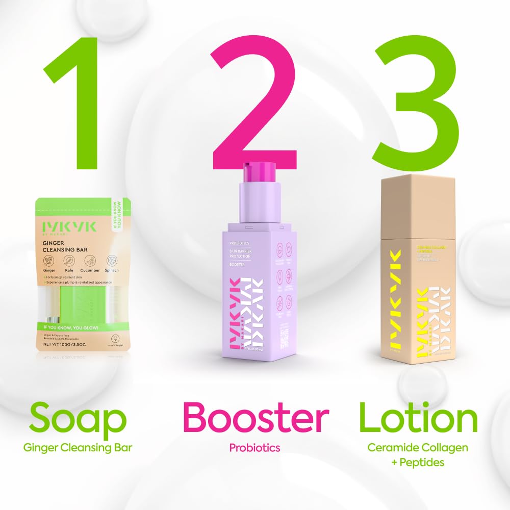 IYKYK By Makari Probiotics Booster for Skin Barrier Support – Soothing Face &amp; Neck Hydration Serum