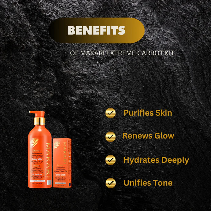 Makari Extreme Carrot Brightening Kit