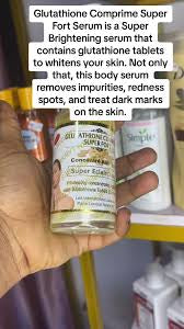 Glutathione Comprime whitening serum 100ml x 1. Mix into your lotion. Fire 🔥