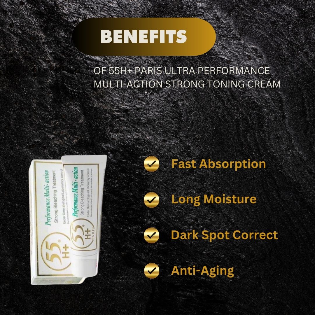 55H+ Paris Performance Multi-action Strong Bleaching Cream 1.7 oz
