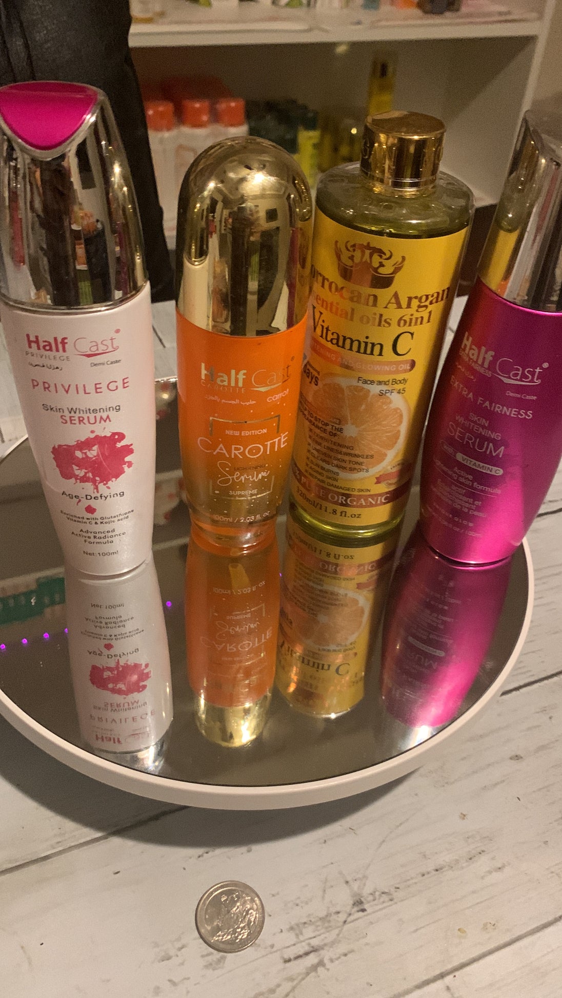7Days Moroccan Argan Vitamin C Oil, a 6-in-1 face and body skincare oi
