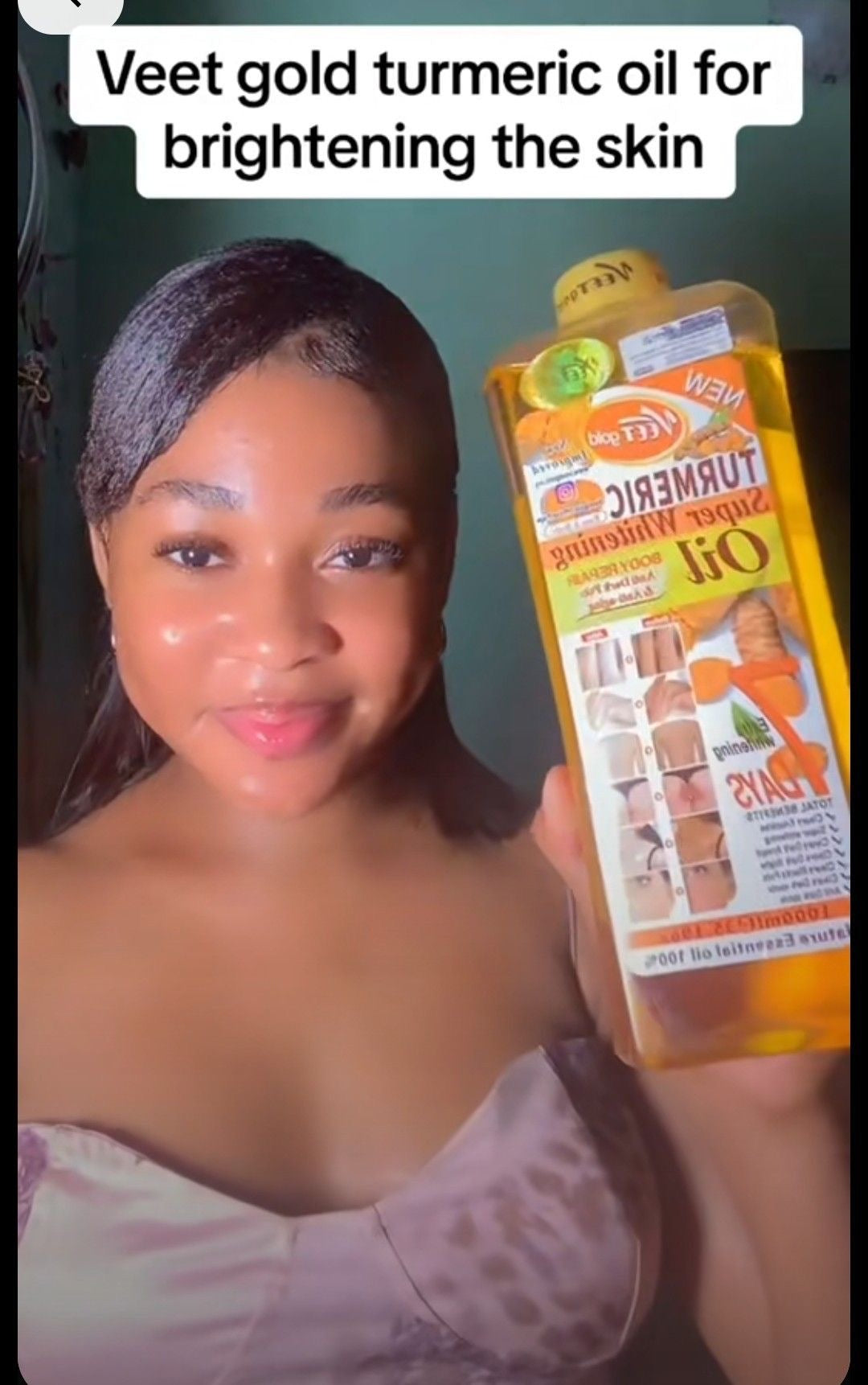 Veetgold Tumeric Glowing oil 1000ml
