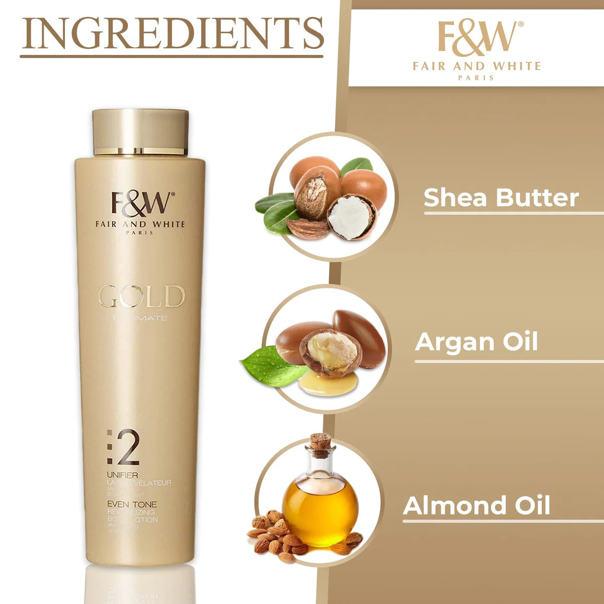 Fair &amp; White Gold Lotion 