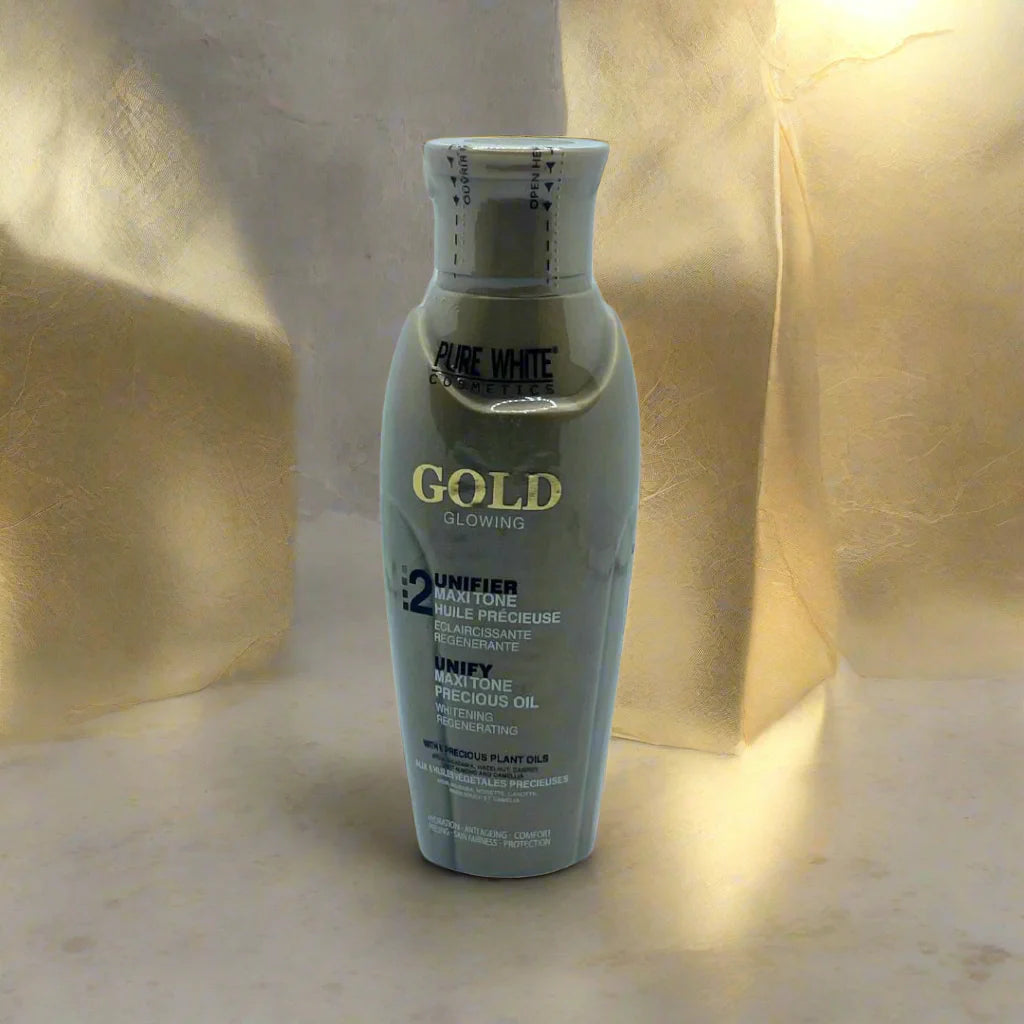 PURE WHITE GOLD GLOWING LOTION AND OIL